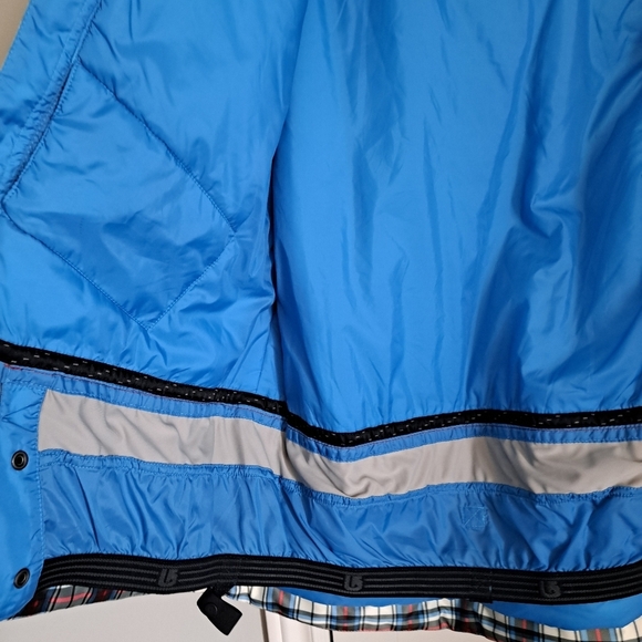 BURTON DRYRIDE multi plaid check SNOWBOARD ski jacket coat sport coastal lady M - Picture 12 of 13